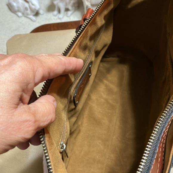 Patricia Nash, Paris, genuine, leather satchel - Picture 9 of 12